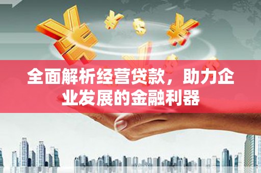 都江堰全面解析经营贷款，助力企业发展的金融利器