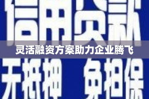 都江堰灵活融资方案助力企业腾飞