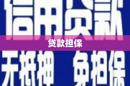 都江堰贷款担保
