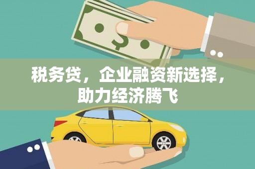 都江堰税务贷，企业融资新选择，助力经济腾飞
