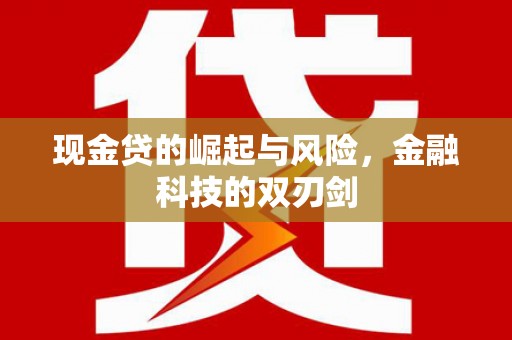 都江堰现金贷的崛起与风险，金融科技的双刃剑