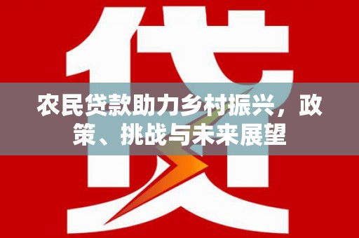 都江堰农民贷款助力乡村振兴，政策、挑战与未来展望