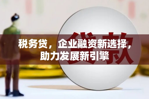 都江堰税务贷，企业融资新选择，助力发展新引擎
