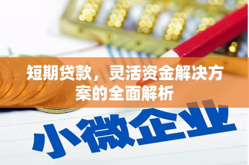 都江堰短期贷款，灵活资金解决方案的全面解析