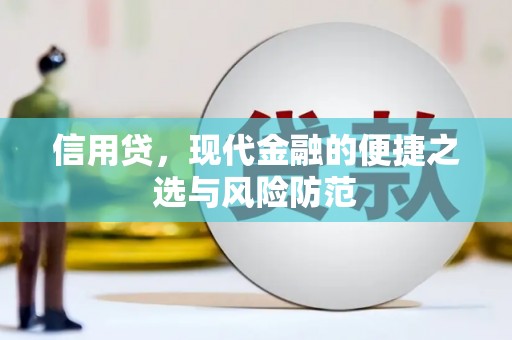 都江堰信用贷，现代金融的便捷之选与风险防范