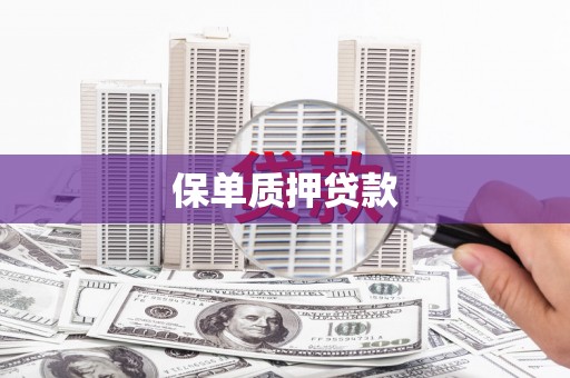 都江堰保单质押贷款